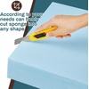 image:imageFrienda 2 Pack 3 x 24 x 24 Upholstery High Density Foam Square White  Cushion Padding 22 Density 50ILD Replacement Square Cut to Size Foam for Couch Chair Packing Shipping DIY Cosplay ProjectsBlue