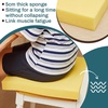 image:imageFrienda 2 Pack 3 x 24 x 24 Upholstery High Density Foam Square White  Cushion Padding 22 Density 50ILD Replacement Square Cut to Size Foam for Couch Chair Packing Shipping DIY Cosplay ProjectsYellow