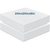 image:imageFrienda 2 Pack 3 x 24 x 24 Upholstery High Density Foam Square White  Cushion Padding 22 Density 50ILD Replacement Square Cut to Size Foam for Couch Chair Packing Shipping DIY Cosplay ProjectsWhite