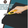 image:imageFrienda 2 Pack 3 x 24 x 24 Upholstery High Density Foam Square White  Cushion Padding 22 Density 50ILD Replacement Square Cut to Size Foam for Couch Chair Packing Shipping DIY Cosplay ProjectsBlack