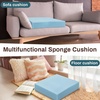 image:imageFrienda 2 Pack 3 x 24 x 24 Upholstery High Density Foam Square White  Cushion Padding 22 Density 50ILD Replacement Square Cut to Size Foam for Couch Chair Packing Shipping DIY Cosplay ProjectsBlue