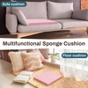 image:imageFrienda 2 Pack 3 x 24 x 24 Upholstery High Density Foam Square White  Cushion Padding 22 Density 50ILD Replacement Square Cut to Size Foam for Couch Chair Packing Shipping DIY Cosplay ProjectsPink