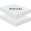 image:imageFrienda 2 Pack 3 x 24 x 24 Upholstery High Density Foam Square White  Cushion Padding 22 Density 50ILD Replacement Square Cut to Size Foam for Couch Chair Packing Shipping DIY Cosplay ProjectsWhite