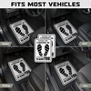image:imageFrienda 2 Pcs 16 x 20 Inch Car Floor Mats Paper Covered Plastic Film Auto Floor Pads Waterproof and AntiSlip Foot Mat Car Protector Cover for Vehicle Supplies