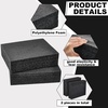 image:imageFrienda 2 Pcs Black Polyurethane Foam Block Inserts for Cases  12 x 10 x 213 Inch Thick Padding Inserts Foam for DIY Crafts Cuttable Packing Padding for Tool Box Camera and StorageBlack