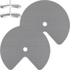 image:imageFrienda 2 Pcs Lazy Susan Shelf Liners  Non Adhesive Non Slip Kitchen Cabinet Liners for Refrigerator Pantry Sink amp Cupboard Storage31 InchGrayGray
