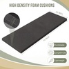 image:imageFrienda 2 Pcs Upholstery Foam 1 x 24 x 72 High Density Cushion White Polyurethane Craft Foam Padding for Seat Replacement DIY Projects Chairs Headboards Sofas HomeGray