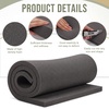 image:imageFrienda 2 Pcs Upholstery Foam 1 x 24 x 72 High Density Cushion White Polyurethane Craft Foam Padding for Seat Replacement DIY Projects Chairs Headboards Sofas HomeGray