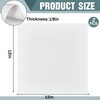 image:imageFrienda 2 Pcs White Silicone Rubber Sheet Pad 12 x 12 Inch 18 Inch Heavy Duty Heat Resistant Rubber Gasket Material for Gaskets DIY Seals Crafts Flooring Anti Vibration Anti Slip