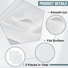 image:imageFrienda 2 Pcs White Silicone Rubber Sheet Pad 12 x 12 Inch 18 Inch Heavy Duty Heat Resistant Rubber Gasket Material for Gaskets DIY Seals Crafts Flooring Anti Vibration Anti Slip