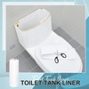 image:imageFrienda 2 Pcs White Toilet Tank Insulation Kit 16 x 48 Inch Toilet Tank Liner Anti Condensation with EVA Foam Self Adhesive for Stopping Condensation Preventing Water Damage to Floors