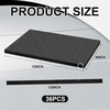 image:imageFrienda 24 Pcs 12 x 8 x 05 Polyethylene Foam Sheet Thick Black Packing Foam Padding Customizable PE Board Cushion Inserts for Cases Craft Shipping Moving DIY Projects Toolbox Storage36