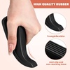 image:imageFrienda 24 Pcs Door Stoppers Bulk Rubber Stop Height up to 12 Inches Wedge Stopper for Heavy Duty Door Bottom Carpet Tile Concrete Wooden Floor BlackBlack