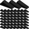 image:imageFrienda 24 Pcs Door Stoppers Bulk Rubber Stop Height up to 12 Inches Wedge Stopper for Heavy Duty Door Bottom Carpet Tile Concrete Wooden Floor BlackBlack