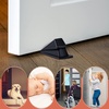 image:imageFrienda 24 Pcs Door Stoppers Bulk Rubber Stop Height up to 12 Inches Wedge Stopper for Heavy Duty Door Bottom Carpet Tile Concrete Wooden Floor BlackBlack