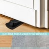 image:imageFrienda 24 Pcs Door Stoppers Bulk Rubber Stop Height up to 12 Inches Wedge Stopper for Heavy Duty Door Bottom Carpet Tile Concrete Wooden Floor BlackBlack