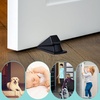 image:imageFrienda 24 Pcs Door Stoppers Bulk Rubber Stop Height up to 12 Inches Wedge Stopper for Heavy Duty Door Bottom Carpet Tile Concrete Wooden Floor BlackBlack