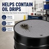 image:imageFrienda 25 Pcs Drum Top Oil Absorbent Pads for 55 Gallon Drums Barrel Absorbent Pads Mat 22 Diameter Lid Oil Mat with Bungs 075 and 2 DiameterGrayGray