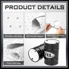 image:imageFrienda 25 Pcs Drum Top Oil Absorbent Pads for 55 Gallon Drums Barrel Absorbent Pads Mat 22 Diameter Lid Oil Mat with Bungs 075 and 2 DiameterGrayWhite