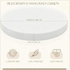 image:imageFrienda 3 Height 66 Diameter High Density Foam Round Cushion Insert 35 D Upholstery Cushion Circle Mattress for Outdoor Indoor Round Bed Patio Daybed Mattress4 Height