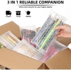 image:imageFrienda 300 Pcs Self Adhesive Bubble Bags Packing Pouches 6 X 10  Double Wall Clear Protective Wrap Shockproof for Small Business Shipping Packaging Cushioned Fragile Items Protection1