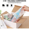 image:imageFrienda 300 Pcs Self Adhesive Bubble Bags Packing Pouches 6 X 10  Double Wall Clear Protective Wrap Shockproof for Small Business Shipping Packaging Cushioned Fragile Items Protection1