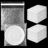image:imageFrienda 300 Pcs Self Adhesive Bubble Bags Packing Pouches 6 X 10  Double Wall Clear Protective Wrap Shockproof for Small Business Shipping Packaging Cushioned Fragile Items Protection1