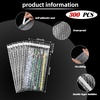 image:imageFrienda 300 Pcs Self Adhesive Bubble Bags Packing Pouches 6 X 10  Double Wall Clear Protective Wrap Shockproof for Small Business Shipping Packaging Cushioned Fragile Items Protection1