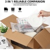 image:imageFrienda 300 Pcs Self Adhesive Bubble Bags Packing Pouches 6 X 10  Double Wall Clear Protective Wrap Shockproof for Small Business Shipping Packaging Cushioned Fragile Items Protection1