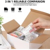 image:imageFrienda 300 Pcs Self Adhesive Bubble Bags Packing Pouches 6 X 10  Double Wall Clear Protective Wrap Shockproof for Small Business Shipping Packaging Cushioned Fragile Items Protection1