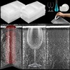 image:imageFrienda 300 Pcs Self Adhesive Bubble Bags Packing Pouches 6 X 10  Double Wall Clear Protective Wrap Shockproof for Small Business Shipping Packaging Cushioned Fragile Items Protection1