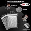 image:imageFrienda 300 Pcs Self Adhesive Bubble Bags Packing Pouches 6 X 10  Double Wall Clear Protective Wrap Shockproof for Small Business Shipping Packaging Cushioned Fragile Items Protection1