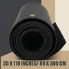 image:imageFrienda 35 x 118 Inch Large Eva Foam Sheet Black Eva Foam Cosplay Foam Padding Thick Roll Non Slip for Costumes Armor DIY Craft Projects 4 mm Thick4 mm Thick