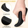 image:imageFrienda 36 Pcs Door Stoppers Bulk for Bottom of Door Rubber Door Wedge Stop Height up to 12 Inches Sturdy Door Stop Bulk for Heavy Duty Door Bottom Carpet Tile Concrete Wooden Floor BlackBlack