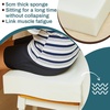 image:imageFrienda 4 Pack 2 x 18 x 18 Upholstery High Density Foam Cushion White  Replacement Square Cut to Size Foam Padding Seat Couch for Patio Furniture Commercial Dinning Benches Padding DIY ProjectsWhite