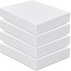 image:imageFrienda 4 Pack 2 x 18 x 18 Upholstery High Density Foam Cushion White  Replacement Square Cut to Size Foam Padding Seat Couch for Patio Furniture Commercial Dinning Benches Padding DIY ProjectsWhite