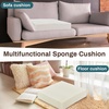 image:imageFrienda 4 Pack 2 x 18 x 18 Upholstery High Density Foam Cushion White  Replacement Square Cut to Size Foam Padding Seat Couch for Patio Furniture Commercial Dinning Benches Padding DIY ProjectsWhite