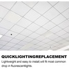 image:imageFrienda 4 Pcs Fluorescent Light Covers for Ceiling Lights Classroom Light Filters Lighting Panel Acrylic Cover Clear Prismatic for Office Hospital Kitchen Home Decor225 x 465 x 0122375 x 2375 x 01