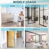 image:imageFrienda 4 Pcs Heavy Duty Rubber Door Stops Wedge StackableBlue  Jumbo 2 Tall TPR Wedge for Carpet Hardwood Concrete Tile Nonslip Stopper Design Stackable for Hotels Homes OfficesBlue