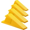 image:imageFrienda 4 Pcs Heavy Duty Rubber Door Stops Wedge StackableBlue  Jumbo 2 Tall TPR Wedge for Carpet Hardwood Concrete Tile Nonslip Stopper Design Stackable for Hotels Homes OfficesYellow