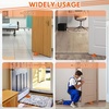 image:imageFrienda 4 Pcs Heavy Duty Rubber Door Stops Wedge StackableBlue  Jumbo 2 Tall TPR Wedge for Carpet Hardwood Concrete Tile Nonslip Stopper Design Stackable for Hotels Homes OfficesOrange