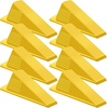 image:imageFrienda 4 Pcs Heavy Duty Rubber Door Stops Wedge StackableBlue  Jumbo 2 Tall TPR Wedge for Carpet Hardwood Concrete Tile Nonslip Stopper Design Stackable for Hotels Homes OfficesYellow