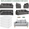 image:imageFrienda 6 Pack 4 Height x 24 Width x 24 Length High Density Outdoor Couch Cushion Replacements for Patio Furniture Square Upholstery Foam Pad for Couch Cushion Sofa Support Outdoor6 Height X 24 Width X 24 Length