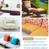 image:imageFrienda 6 Pack 4 Height x 24 Width x 24 Length High Density Outdoor Couch Cushion Replacements for Patio Furniture Square Upholstery Foam Pad for Couch Cushion Sofa Support Outdoor4 Height X 24 Width X 24 Length