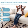image:imageFrienda 6 Pack 4 Height x 24 Width x 24 Length High Density Outdoor Couch Cushion Replacements for Patio Furniture Square Upholstery Foam Pad for Couch Cushion Sofa Support Outdoor4 Height X 24 Width X 24 Length