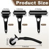 image:imageFrienda 6 Pack 47 Inch Rubber Brayer Rollers Hard Rubber Rollers Tool for Printmaking Ink Application Block Printing Stamping Wallpaper Gluing and Crafting2 Inches  32 Inch  47 Inches