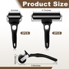 image:imageFrienda 6 Pack 47 Inch Rubber Brayer Rollers Hard Rubber Rollers Tool for Printmaking Ink Application Block Printing Stamping Wallpaper Gluing and Crafting2 Inches  47 Inches