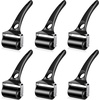 image:imageFrienda 6 Pack 47 Inch Rubber Brayer Rollers Hard Rubber Rollers Tool for Printmaking Ink Application Block Printing Stamping Wallpaper Gluing and Crafting2 Inches