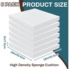 image:imageFrienda 6 Pack High Density Foam Cushion 2 X 22 X 22 Replacement Foam  Replacement Upholstery Padding Material for Couch Sofa Chair Refill Commercial Stuffing DIY Project Strong Cushion Support3 X 18 X 18
