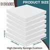 image:imageFrienda 6 Pack High Density Foam Cushion 2 X 22 X 22 Replacement Foam  Replacement Upholstery Padding Material for Couch Sofa Chair Refill Commercial Stuffing DIY Project Strong Cushion Support2 X 18 X 18